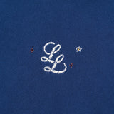 STAPLE LL LOGO “HANDWORK” HOODED SWEATSHIRT [NAVY]