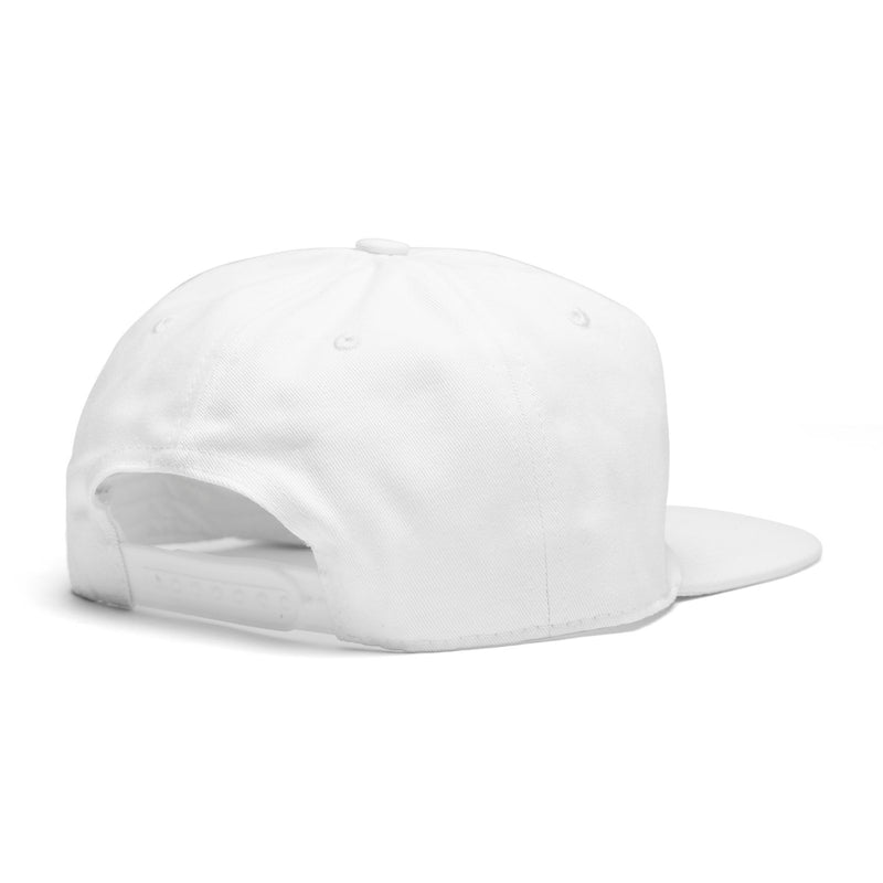 "THINK DISTANT" LOGO 5-PANEL CAP [WHITE]