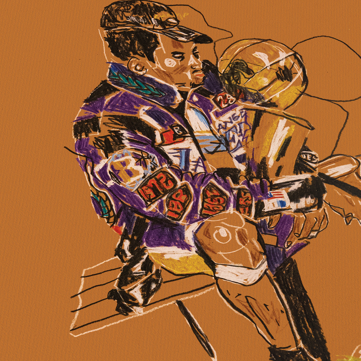 Bryan Espiritu: "Kobe" Giclee Print - Signed [16x20"]