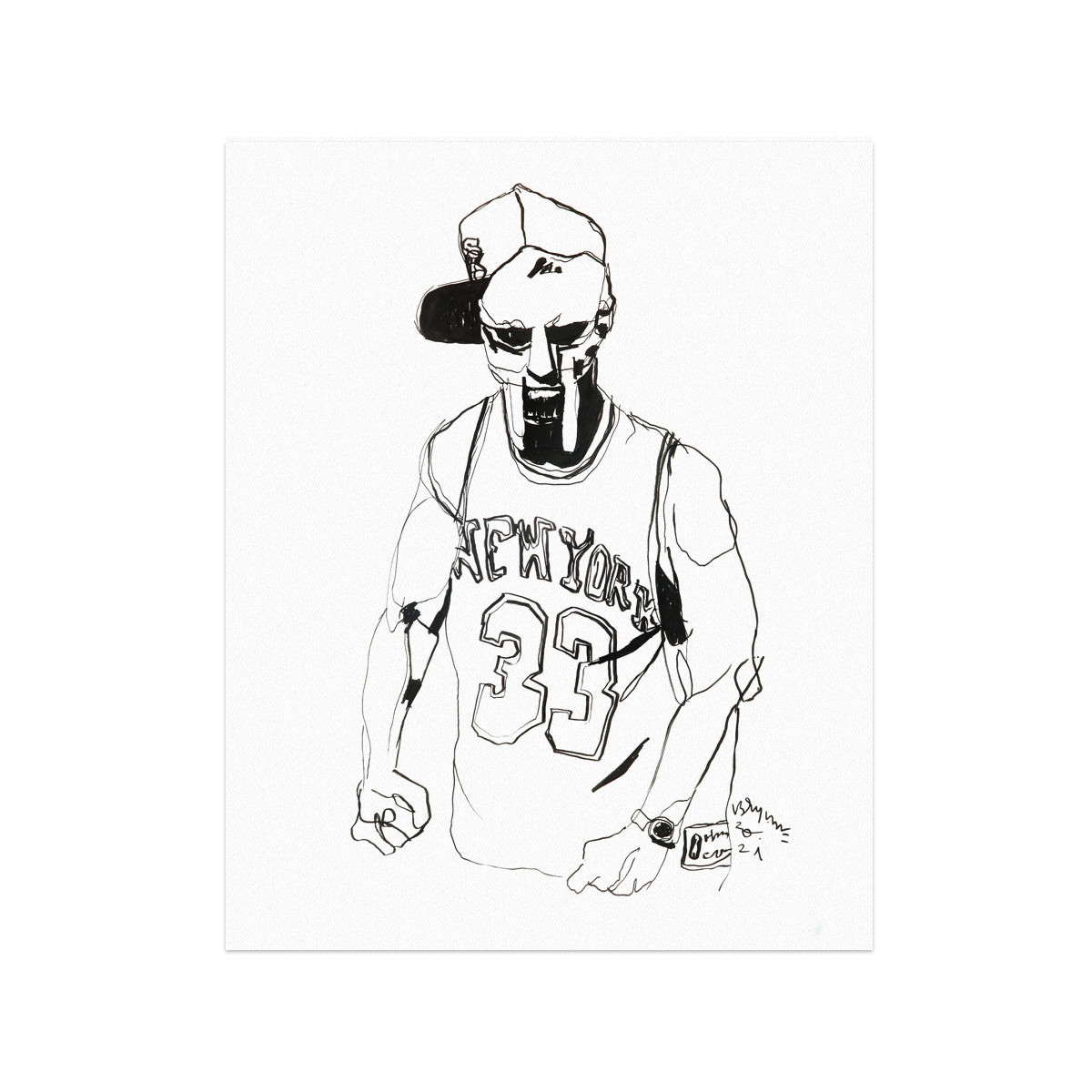 Bryan Espiritu: "The Worst Guy" Giclee Print [16 x 20"]