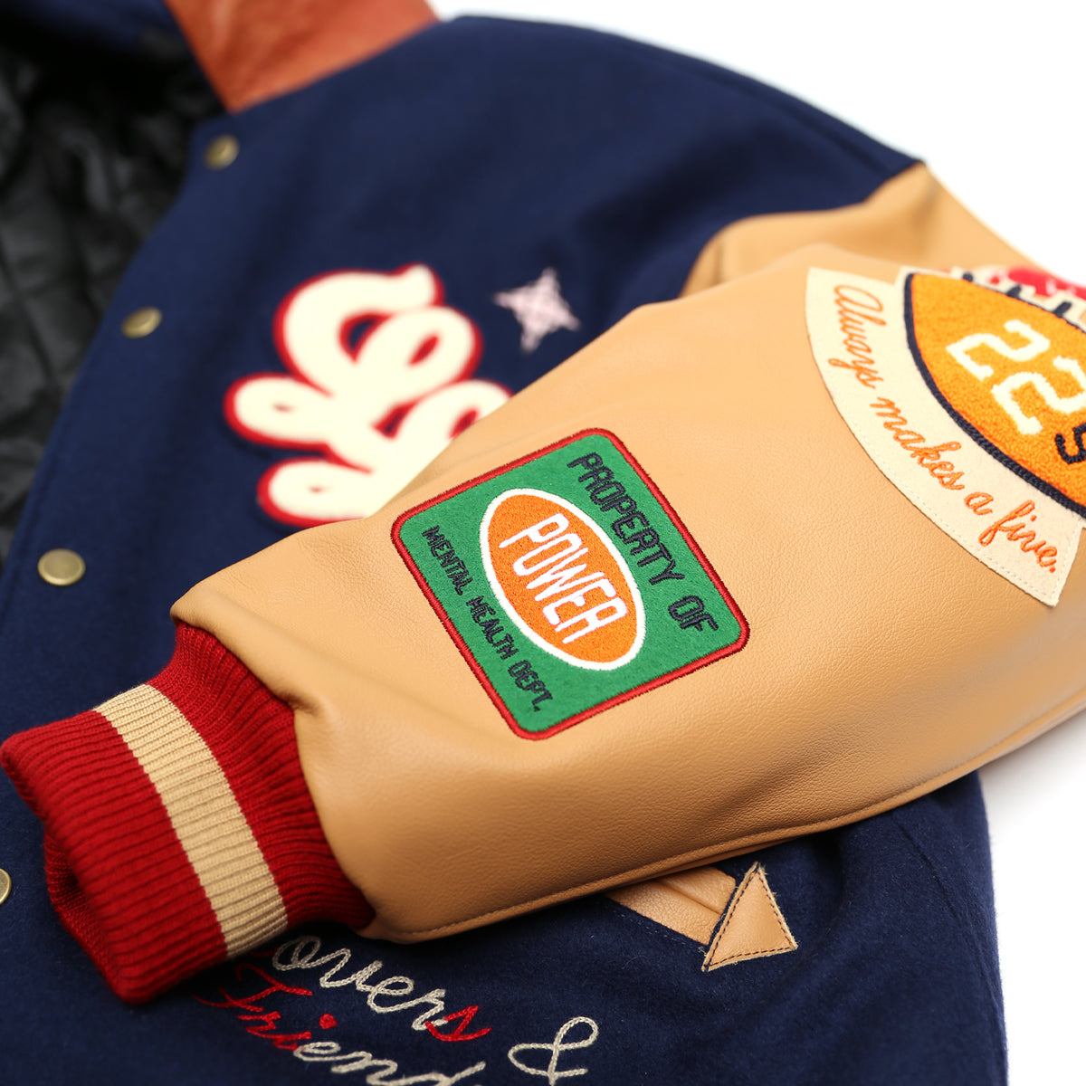 L.L. + Roots "M.O.N.C." Award Jacket [Navy]